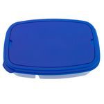 2-Section Lunch Container - Blue