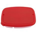 2-Section Lunch Container - Red