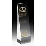 2" Thick Obelisk Acrylic Award - Clear