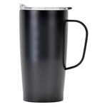 20 oz Contoured Stainless Steel Travel Mug - Black