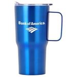 20 oz Contoured Stainless Steel Travel Mug - Blue