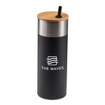 20 oz Stainless Steel Tumbler with Bamboo Lid 