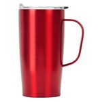 20 oz Straight Stainless Steel Travel Mug - Red