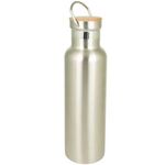 20 oz Bedford Double Walled Stainless Water Bottle with Bamboo L