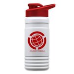 20 OZ. Big Grip Transparent Bottle -Drink-thru Lid