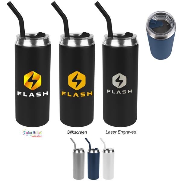 Main Product Image for 20 Oz. Can Shaped Stainless Steel Tumbler