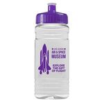 20 Oz. Clear Sports Bottle with Push-pull lid - Clear