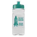 20 Oz. Clear Sports Bottle with Push-pull lid -  