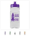 20 Oz. Clear Sports Bottle with Push-pull lid -  