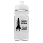 20 Oz. Clear Sports Bottle with Push-pull lid -  