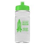 20 Oz. Clear Sports Bottle with Push-pull lid -  