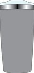 20 oz. Double Wall Stainless Steel Tumbler - Gray
