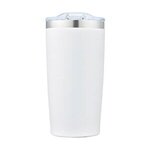 20 Oz. Double Wall Vacuum Tumbler - Full Color - White