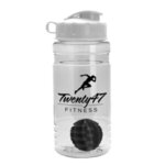 20 oz. Groove Shaker Bottle - Flip Lid -  