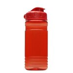 20 oz. Grove Sports Bottle - Flip Lid - Transparent Red