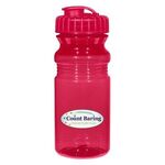 20 Oz. Poly-Clear™ Fitness Bottle With Super Sipper Lid -  