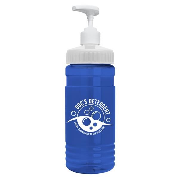 Main Product Image for 20 Oz Pump Lid Transparent Bottle