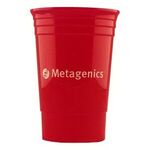 20 oz. Single Wall Party Cup - Red