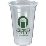 20 oz. Soft Sided Clear Plastic Cup -  