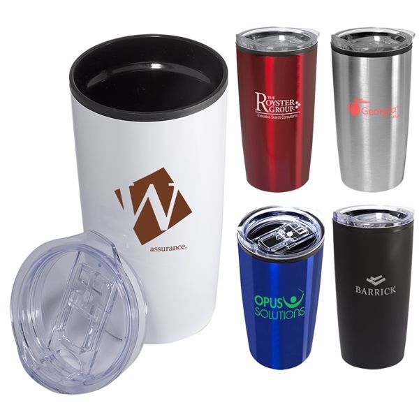 Main Product Image for Imprinted Stainless Steel Tumbler Sovereign Insulated 20 Oz