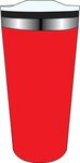 20 oz. Steel & PP Liner with Matte Finish - Red