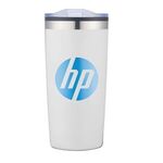 20 oz. Steel & PP Liner with Matte Finish Tumbler - White