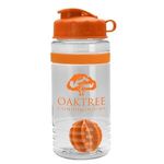 20 oz. Stripe Shaker Bottle with Flip Lid -  