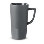 20 oz. Texture Base Ceramic Mug - Gray