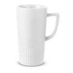 20 oz. Texture Base Ceramic Mug - White