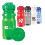 Buy Custom Water Bottle Translucent Sport & Snap Cap 20 Oz