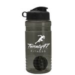 20 oz. Tritan Shaker Bottle - Flip Lid - Transparent Smoke