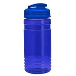 20 oz. UpCycle RPET Bottle USA Flip Top Lid - Digital - T. Blue