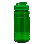 20 oz. UpCycle RPET Bottle USA Flip Top Lid - Digital - T. Green