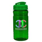 20 oz. UpCycle rPET Bottle USA Flip Top Lid - Digital - T. Green