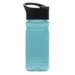 20 oz. UpCycle rPET Bottle With Pop Up Sip Lid - Digital - Glacier Blue