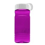 20 oz. UpCycle RPET Bottle With Tethered Lid - Fuchsia