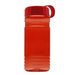 20 oz. UpCycle RPET Bottle With Tethered Lid - Red