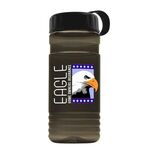 20 oz. UpCycle RPET Bottle With Tethered Lid - Transparent Smoke