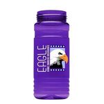 20 oz. UpCycle RPET Bottle With Tethered Lid - Transparent Violet