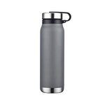 20 Oz. Vacuum Water Bottle with Removable SS Lid - Gray