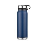 20 Oz. Vacuum Water Bottle with Removable SS Lid - Navy Blue