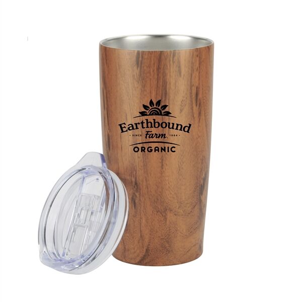 Main Product Image for 20 oz. Wood Tone Stainless Steel Tumbler