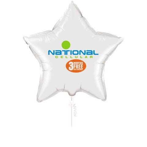 Main Product Image for 20" Star 3-Color Spot Print Microfoil Balloon