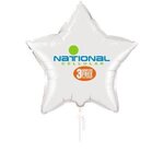 20" Star 3-Color Spot Print Microfoil Balloon -  