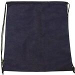 20"w x 17"h Drawstring Backpack - Navy