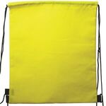 20"w x 17"h Drawstring Backpack - Yellow