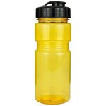 20oz Translucent Recreation Bottle with Flip Top Lid