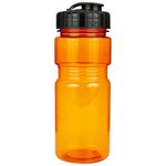 20oz Translucent Recreation Bottle with Flip Top Lid