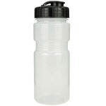 20oz Translucent Recreation Bottle with Flip Top Lid