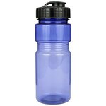 20oz Translucent Recreation Bottle with Flip Top Lid